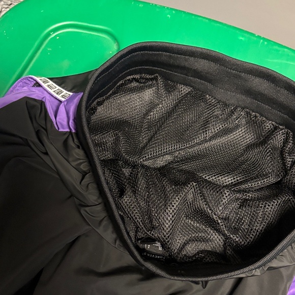 Forever 21 Color Block Joggers in Black, Green, and Purple - Picture 6 of 6